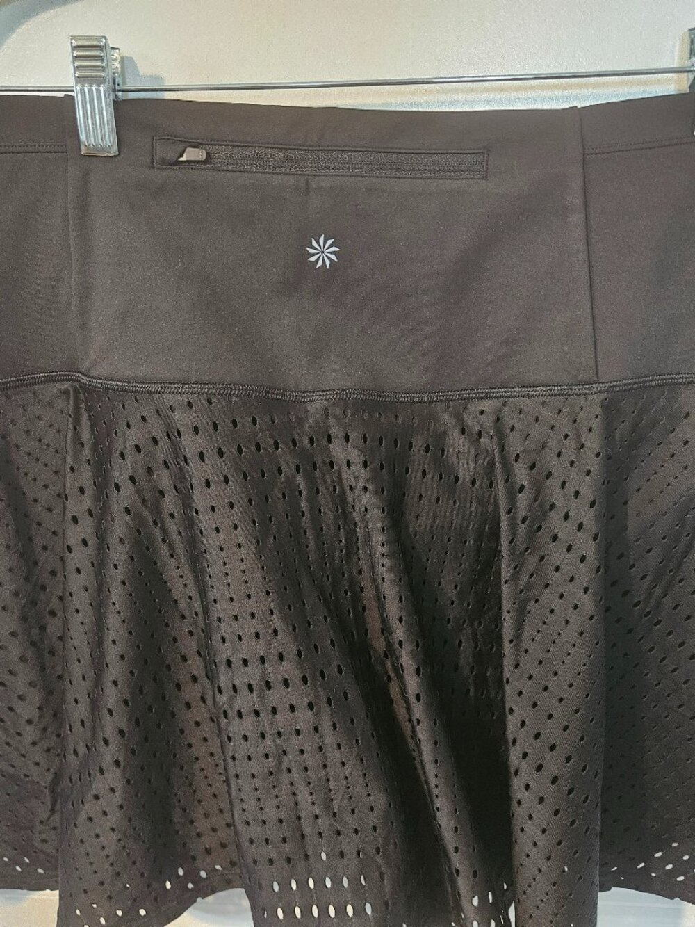 Athleta A-Game 14” Skort Black Size 1X NWT Athletic Tennis Golf Skirt
